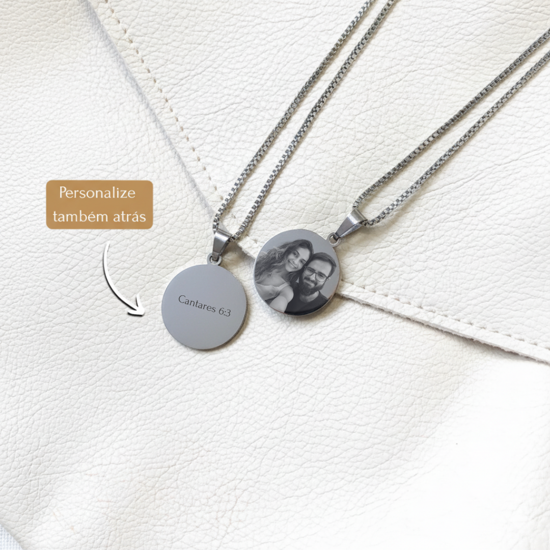 3 - Colar personalizado com texto